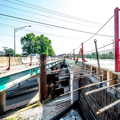 Plastic drainage belt 2019 field construction work